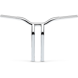 LA CHOPPERS KAGE FIGHTER 1PIECE STYR PULLBACK RISER CHROME 12"-14" 1,25" TYK