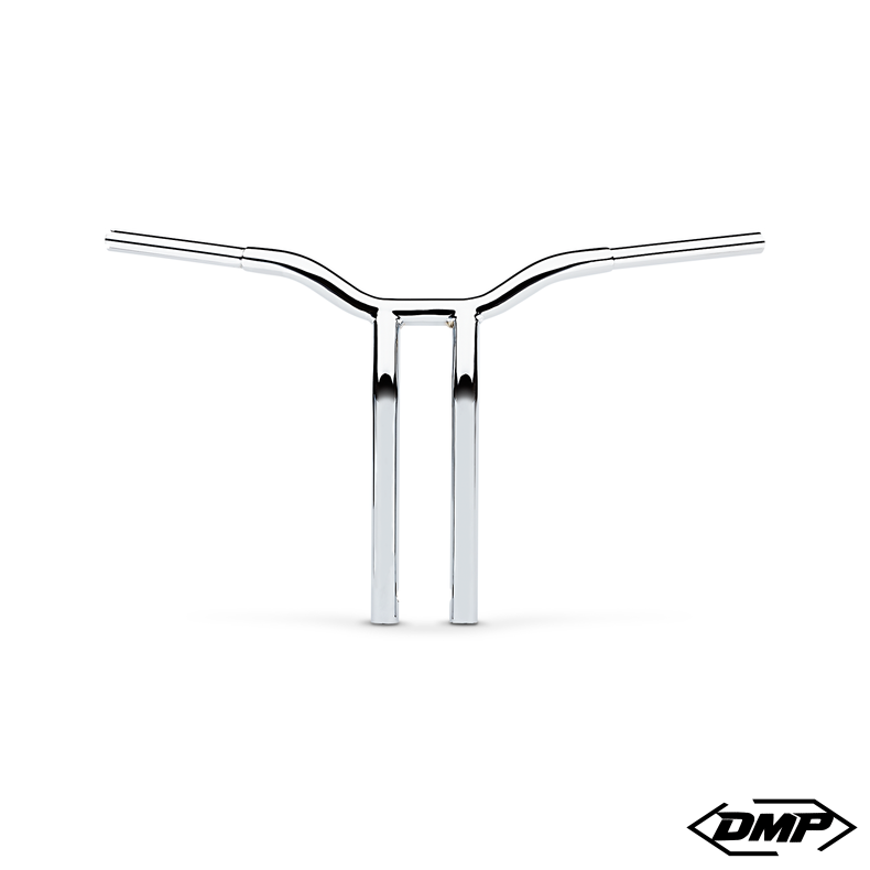 LA CHOPPERS KAGE FIGHTER 1PIECE STYR PULLBACK RISER CHROME 12"-14" 1,25" TYK