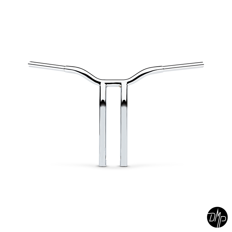 LA CHOPPERS KAGE FIGHTER 1PIECE STYR PULLBACK RISER CHROME 12"-14" 1,25" TYK