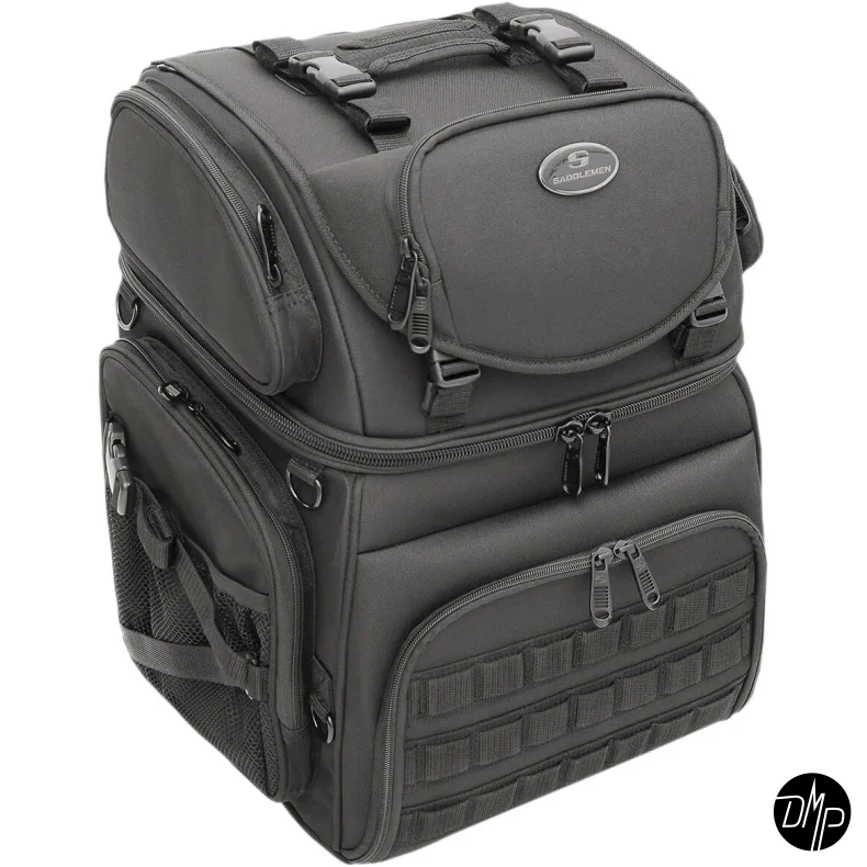 SADDLEMEN SISSY BAR BAG BR3400 TACTICAL