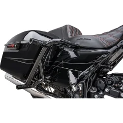 Burly Brand, Brawler crash bar kit Touring. BAG, Sort