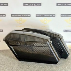 LORD's Performance Carbon Saddlebags with lids, Touring