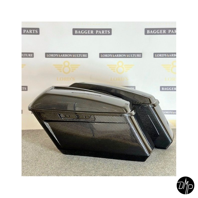 LORD's Performance Carbon Saddlebags with lids, Touring