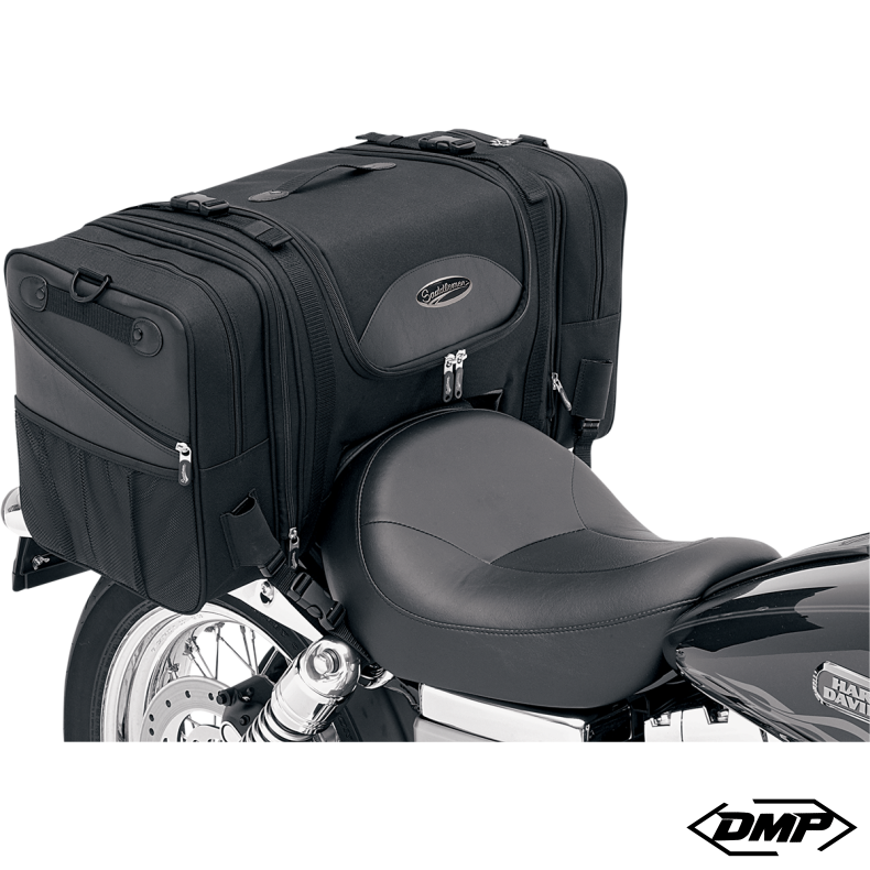 Saddlemen Deluxe Cruiser Tailbag, sort. 