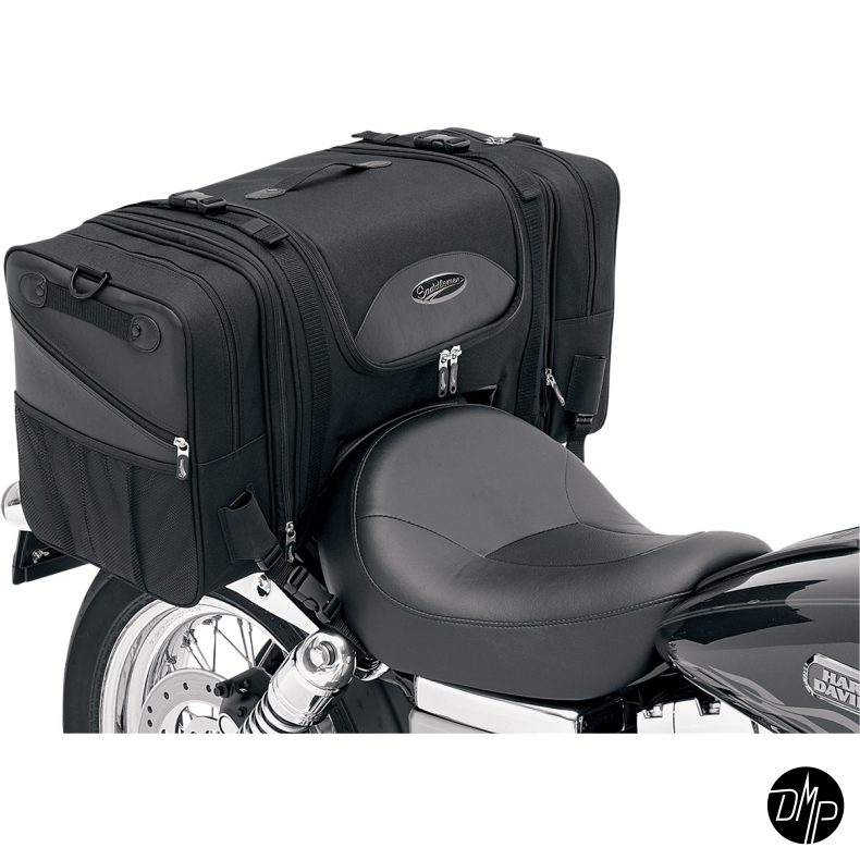 Saddlemen Deluxe Cruiser Tailbag, sort. 