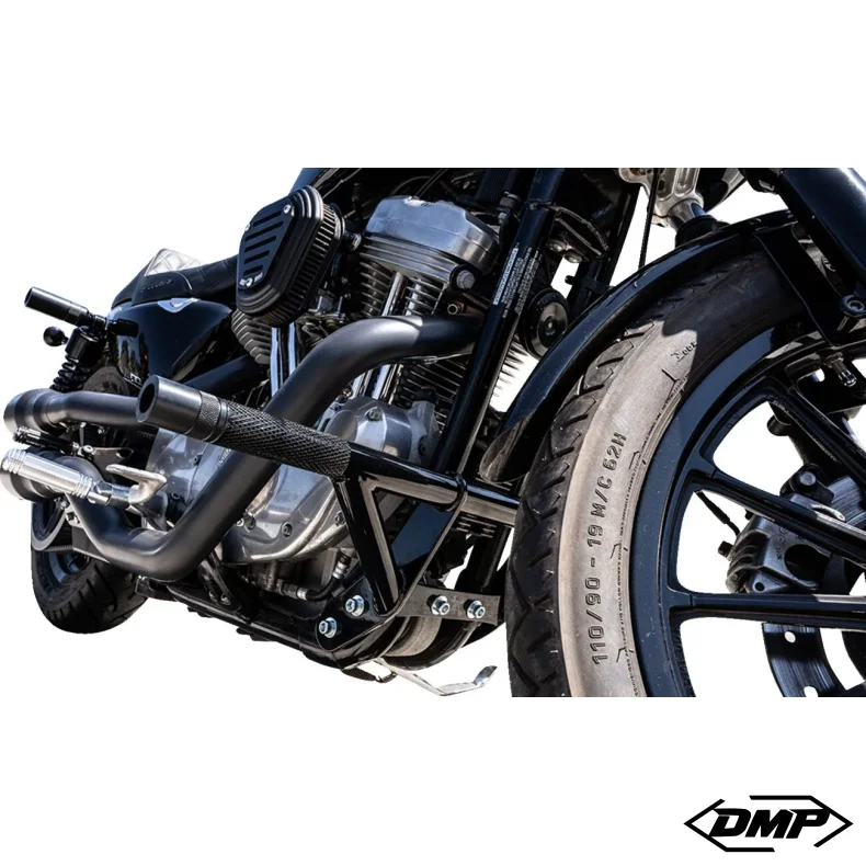 Burly Brand, Brawler crash bar kit XL 04-22 . Front/Rear Black