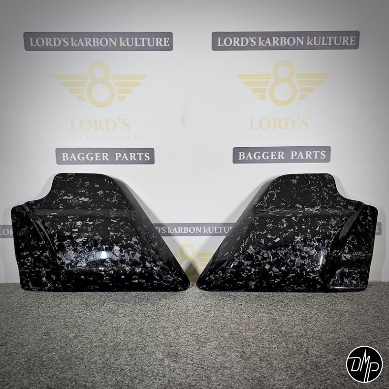 LORD's Performance FORGED Carbon side cover "OEM style", Touring