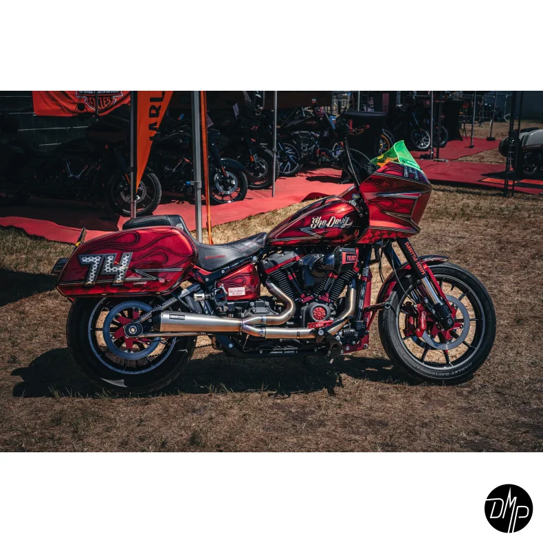 Malparidos 2in1 Euro 4 &amp; 5 Approved, Softail M8