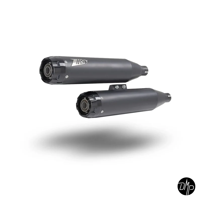 Zard Slip-on Udstdning, Godkendt og E-mrket, SORT - Softail M8 