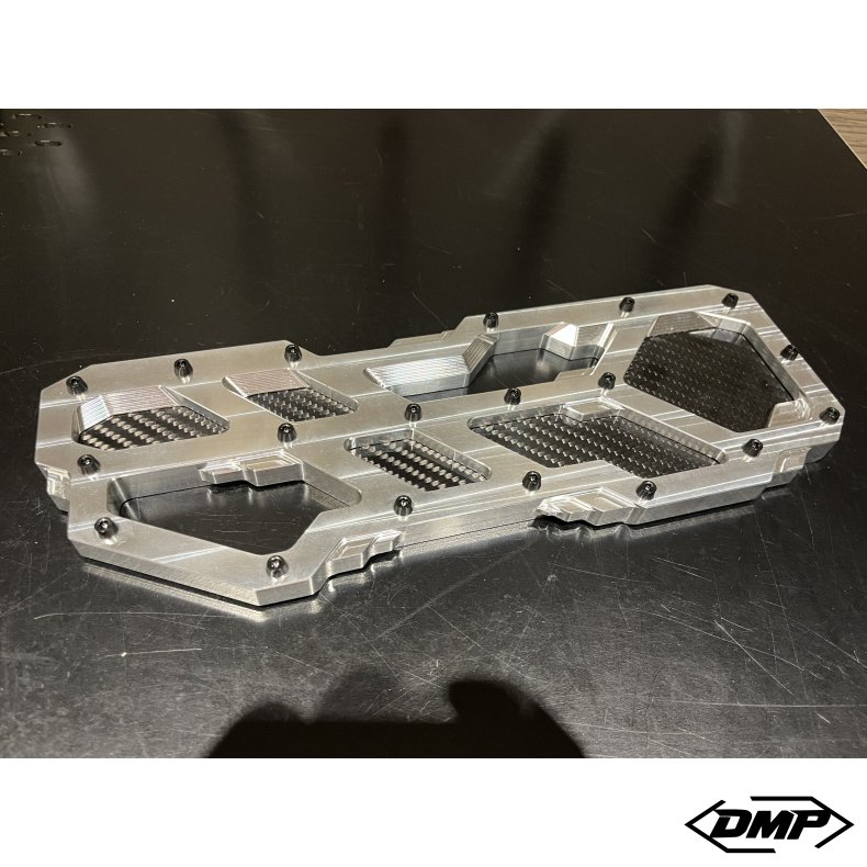 DMP "Street Savage" floorboard set, Race black With Carbon plate, Touring