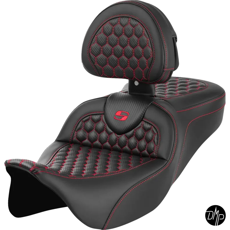 Saddlemen Roadsofa WITH backrest Carbon Fiber