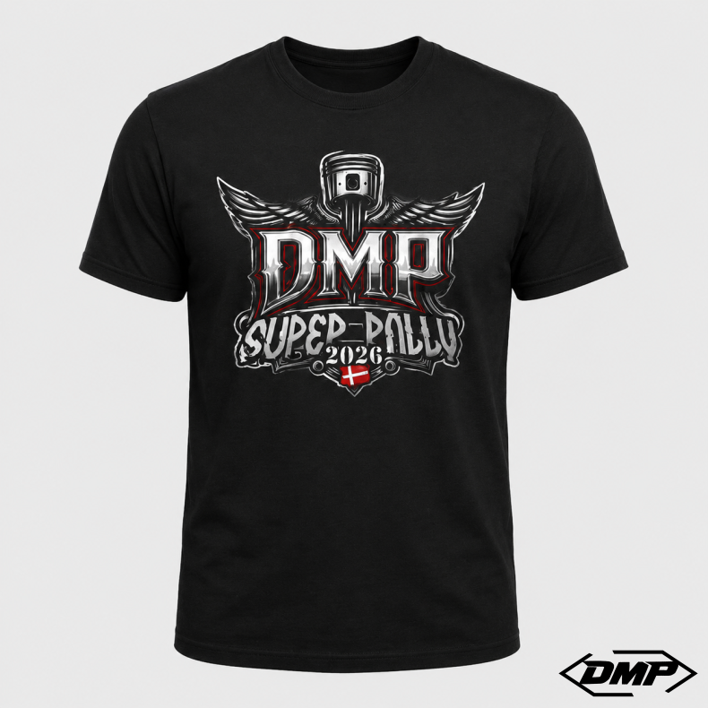 DMP "DMP SUPER RALLY" T-shirt, Sort