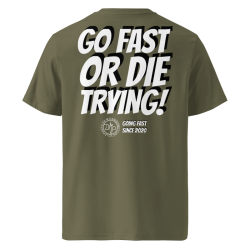 DMP "Go fast or Die trying" T-shirt, Green