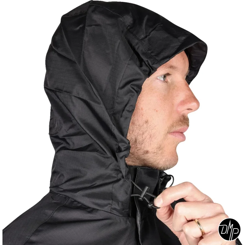 Thrashin Mission Windbreaker rainjacket, black