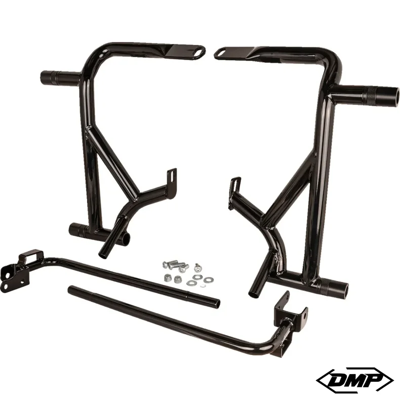 Burly Brand, Brawler crash bar kit Touring. BAG, Sort