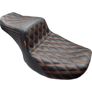   LE PERA SEAT TAILWHIP BURNT ORANGE TOURING 23-26