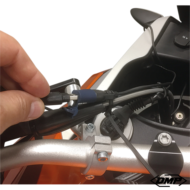 Optimate USB laderstik med lang kabel