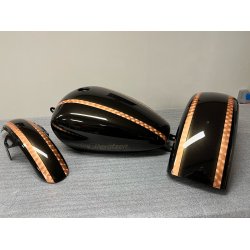 Softail M8 tank/skrm st custom lakeret.