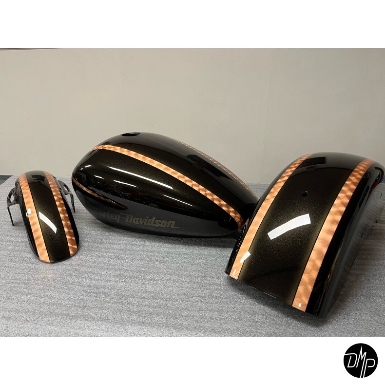 Softail M8 tank/skrm st custom lakeret.