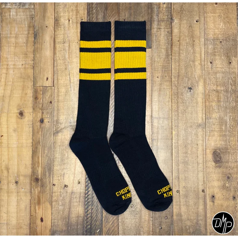 Chopper Kings RAW LINES knee high socks