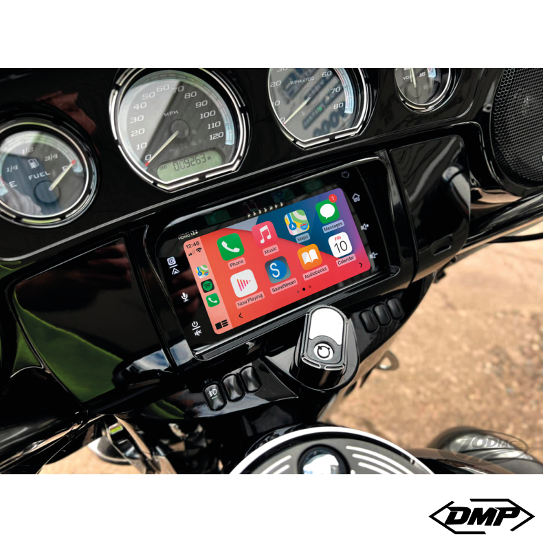 SOUNDSTREAM Radio med Apple carplay &amp; Android auto til HARLEY Touring 14-23 med 4.3 og GT Audio