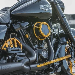 Arlen Ness Method Aircleaner, GOLD