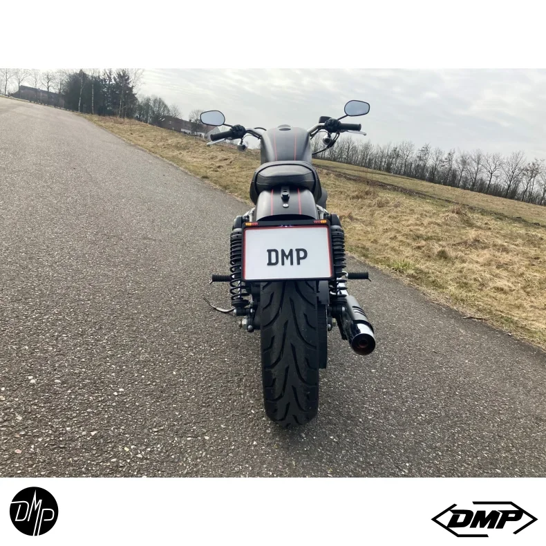 DMP License plate bracket Harley Dyna