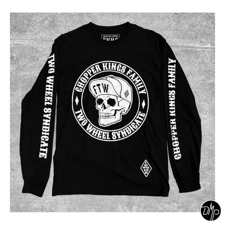 Chopper Kings SKULL long sleeves tee