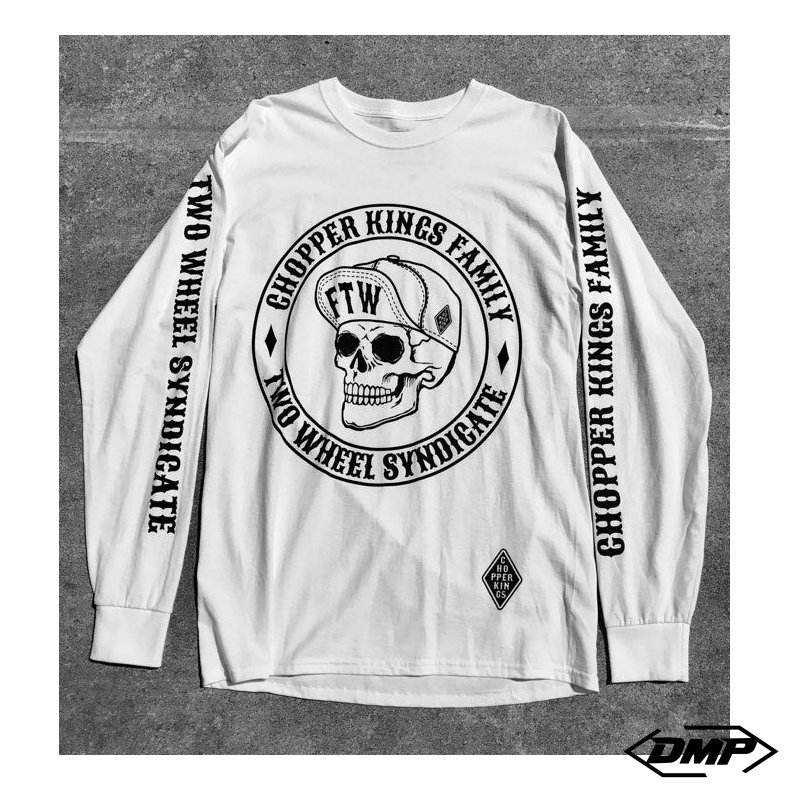 Chopper Kings SKULL long sleeves tee