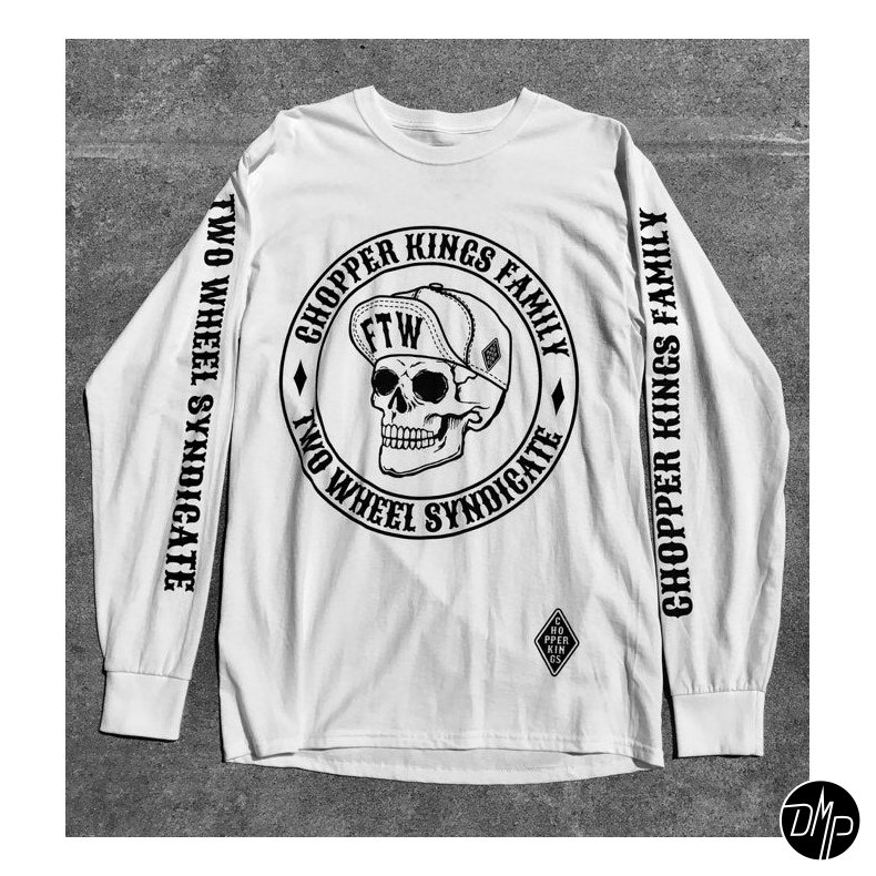 Chopper Kings SKULL long sleeves tee