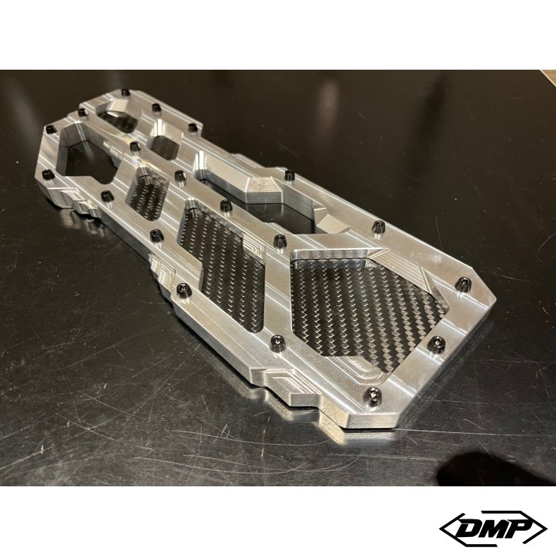 DMP "Street Savage" floorboard set, Race black With Carbon plate, Touring