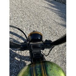 Top Caps 49mm Softail &amp; Dyna, DMP, Harley-Davidson