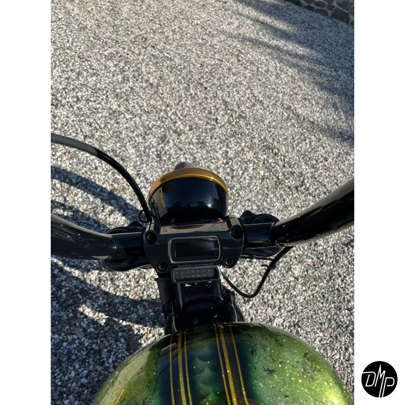 Top Caps 49mm Softail &amp; Dyna, DMP, Harley-Davidson