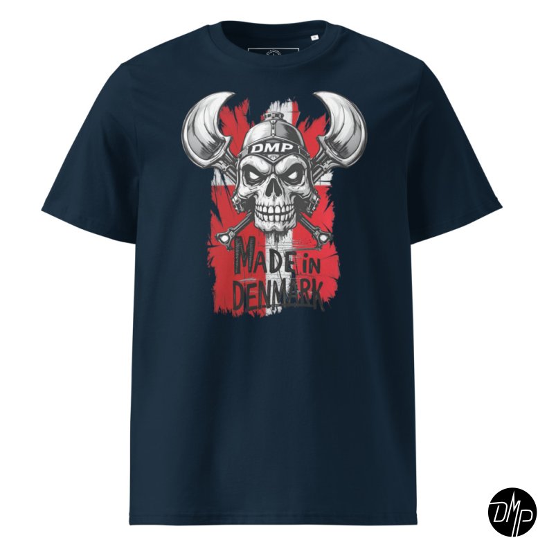 DMP "Made in Denmark Skull" T-shirt, Navy