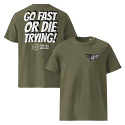DMP "Go fast or Die trying" T-shirt, Green