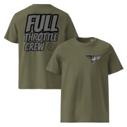 DMP "Full Throttle Crew" T-shirt, Green